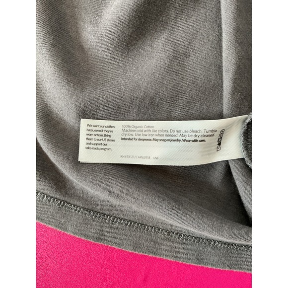 EILEEN FISHER Womens‎ Organic Cotton Cropped Boxy Top Sz 1X Lagenlook Flowy - Picture 4 of 6